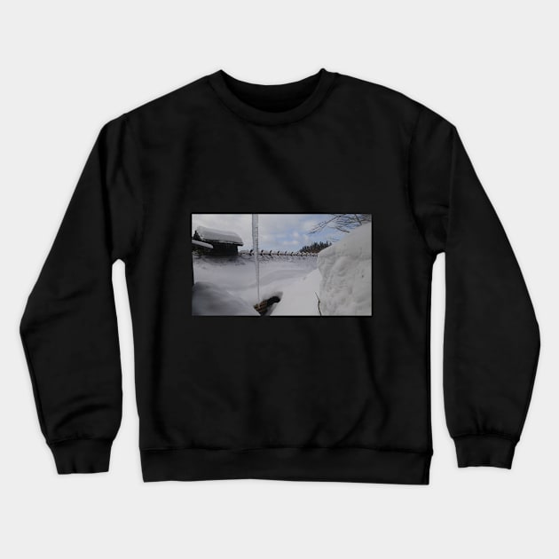 Icicle at hot springs Crewneck Sweatshirt by Stephfuccio.com